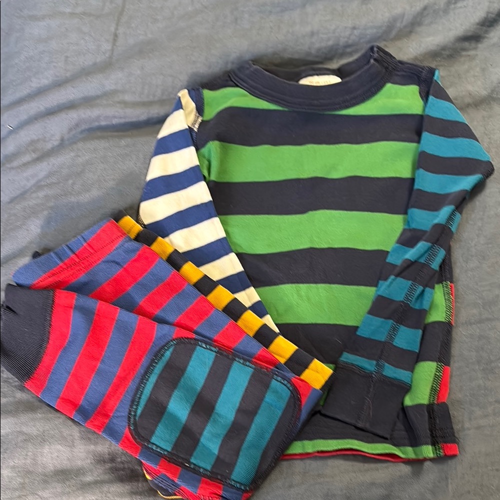 3T Hanna Andersson Striped Long Sleeve Pajama Set